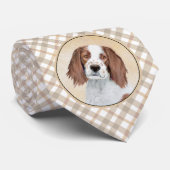 Het schilderen van Ierse rode en witte zetters - O Stropdas (Opgerold)