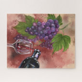 Het schilderen van puzzels in wijn Er is waarheid (Horizontaal)