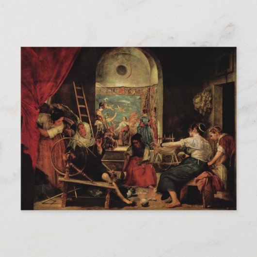 Het Schilderen van Velazquez van Deigo Briefkaart (Voorkant)