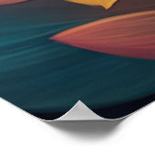 Het schilderen van Vette Bloem 3:4 Poster (Hoek)