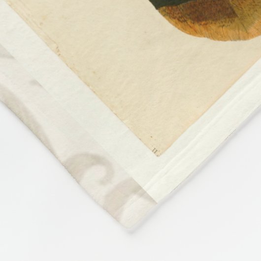 Het schilderen van vochtige vogels in Turkije Fleece Deken (Hoek)