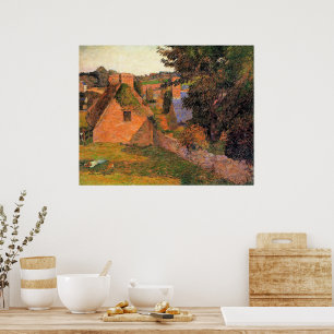 Het schilderij Lollichon Field van Paul Gauguin, Poster