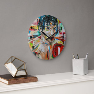 Het schilderij 'The Boxer' door Alfred Fox Grote Klok