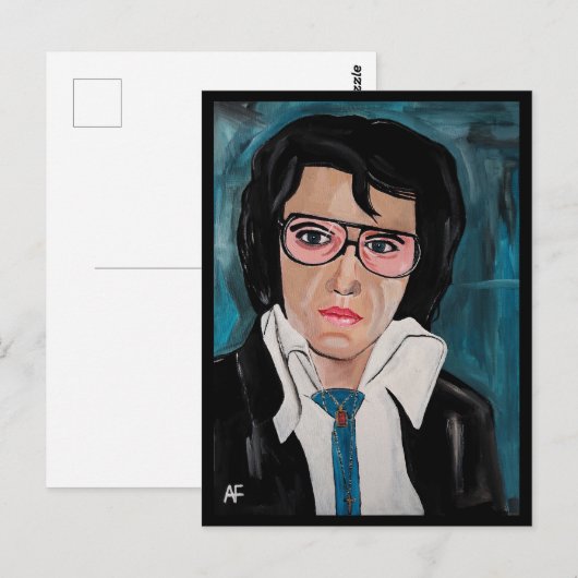 Het schilderij van Alfred Fox Collectable Briefkaart (Voorkant / Achterkant)