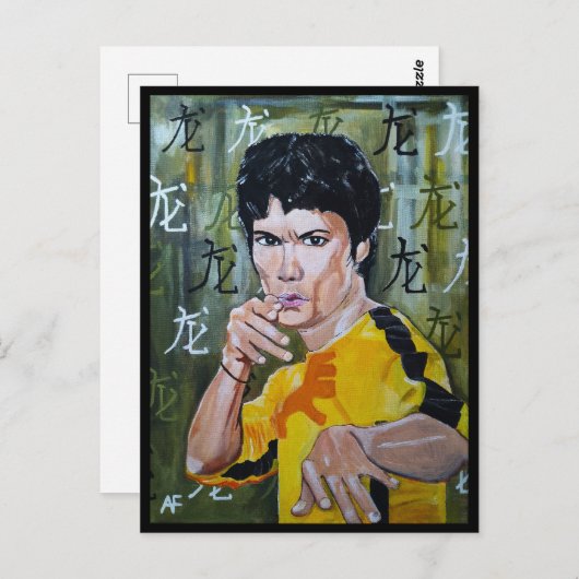 Het schilderij van Alfred Fox Collectable Briefkaart (Voorkant / Achterkant)