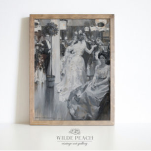 Het schilderij van de  mode Gala over vrouwen Post Poster