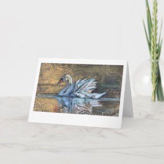 Het schilderij van de zwaan kaart