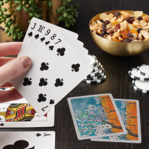 Het schilderij van Huerto de Almendros van Alfred Pokerkaarten