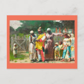 Het schilderij van Winslow Homer Briefkaart (Voorkant)