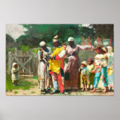 Het schilderij van Winslow Homer Poster (Voorkant)