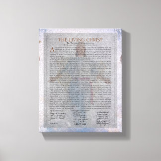 "Het schilderScanvas van de levende Christus" Canvas Afdruk