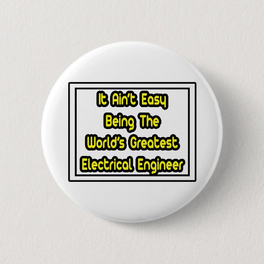 Het schildert' gemakkelijk... Grootste elektroinge Ronde Button 5,7 Cm (Voorkant)