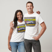 Het schimmelige witte vuilnis dat stroomt, stroomt t-shirt (Unisex)