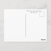 Het schip & het Empire State Building Briefkaart (Achterkant)