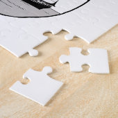 Het schip in de glazen bol legpuzzel (Zijkant)