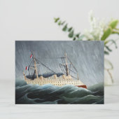 Het schip in de Tempest | Henri Rousseau (Staand voorkant)
