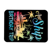 Het schip is mijn verjaardagsreis magneet (Horizontaal)