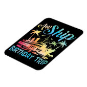 Het schip is mijn verjaardagsreis magneet (Linkerzijde)