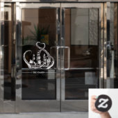 Het schip Kraken Octopus Sailing Nautical Raamsticker (Kantoordeur)