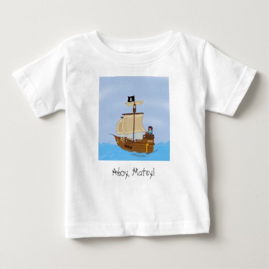 Het schip met Pirates t-shirt (Voorkant)