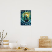 Het schip van de dromen poster (Keuken)