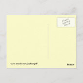 Het Schip van de piraat Briefkaart (Achterkant)