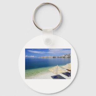 HET SCHITTERENDE UITZICHT VAN HET STRAND SLEUTELHANGER