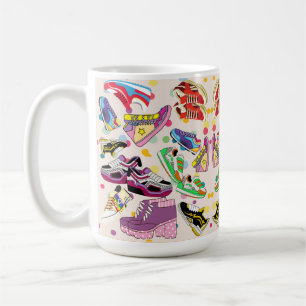 het schoenenpatroon koffiemok