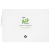 Het schokkende "Kerstman is niet echt" kerstKaart (Achterkant Horizontaal)