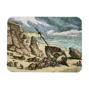 Het schoonmaken van een wrak aan de noordkust van magneet