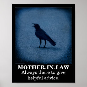 Het schoonmoeder-in-law demotivationaal poster