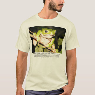 Het schoppen van deze kikker kan je gek maken t-shirt