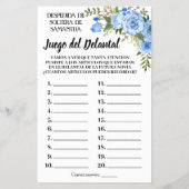 Het Schort Vrijgezellenfeest engelse spaanse spelk Flyer (Achterkant)