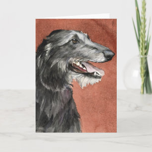Het Schotse Wenskaart van de Kunst van de Hond Kaart