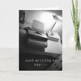 Het Schrijven enkel Kaart