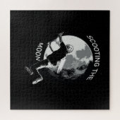 Het scoren van de Maan - de Stuntscooter Legpuzzel (Horizontaal)