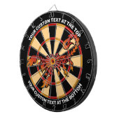 Het Scorpion van de flits Dartboard met de Tekst v Dartbord (Voorkant Rechts)