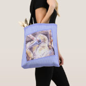 Het 'Seabird' All-Over-Print Schouder Tas (Dichtbij)