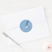 Het Seagull Collectie Ronde Sticker (Envelop)