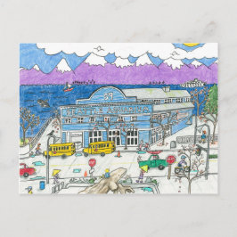 Het Seattle Aquarium Briefkaart