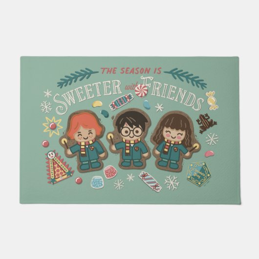 Het seizoen is mooier met vrienden deurmat (Voorkant)