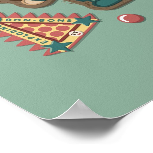 Het seizoen is mooier met vrienden poster (Hoek)