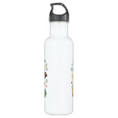 Het seizoen is zoeter met vrienden waterfles  (Achterkant)