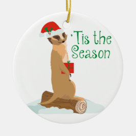 Het seizoen keramisch ornament