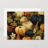 Het seizoen van de herfst briefkaart (Voorkant / Achterkant)