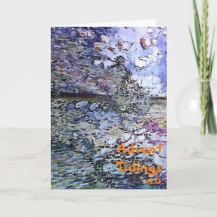 Het Seizoen van de komst is: Feestdagen Kaart