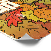 Het Seizoen Van Herfst Poster (Hoek)