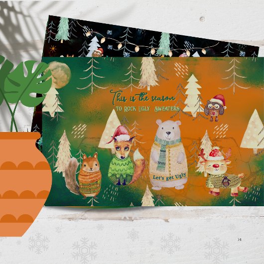 Het seizoen van Rock Ugly Sweaters Tissuepapier