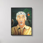 Het Sensei schilderij van Alfred Fox Canvas Afdruk (Voorkant)