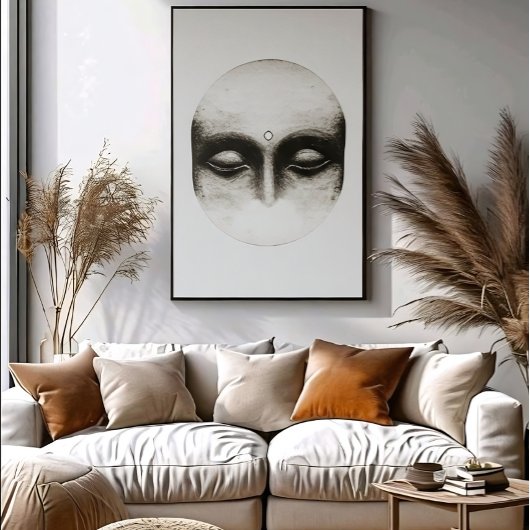Het serene gezicht poster